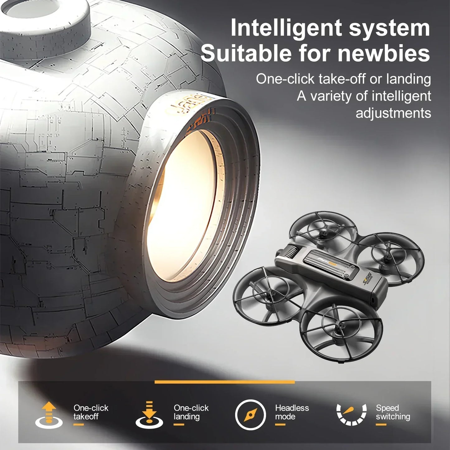 S156 Drone Upgraded Version Large Screen Remote Control Optical Flow Positioning ESC Dual Camera Four-side Obstacle Avoidance