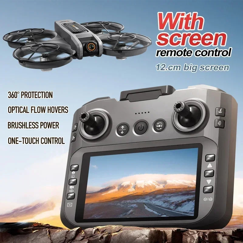S156 Drone Upgraded Version Large Screen Remote Control Optical Flow Positioning ESC Dual Camera Four-side Obstacle Avoidance