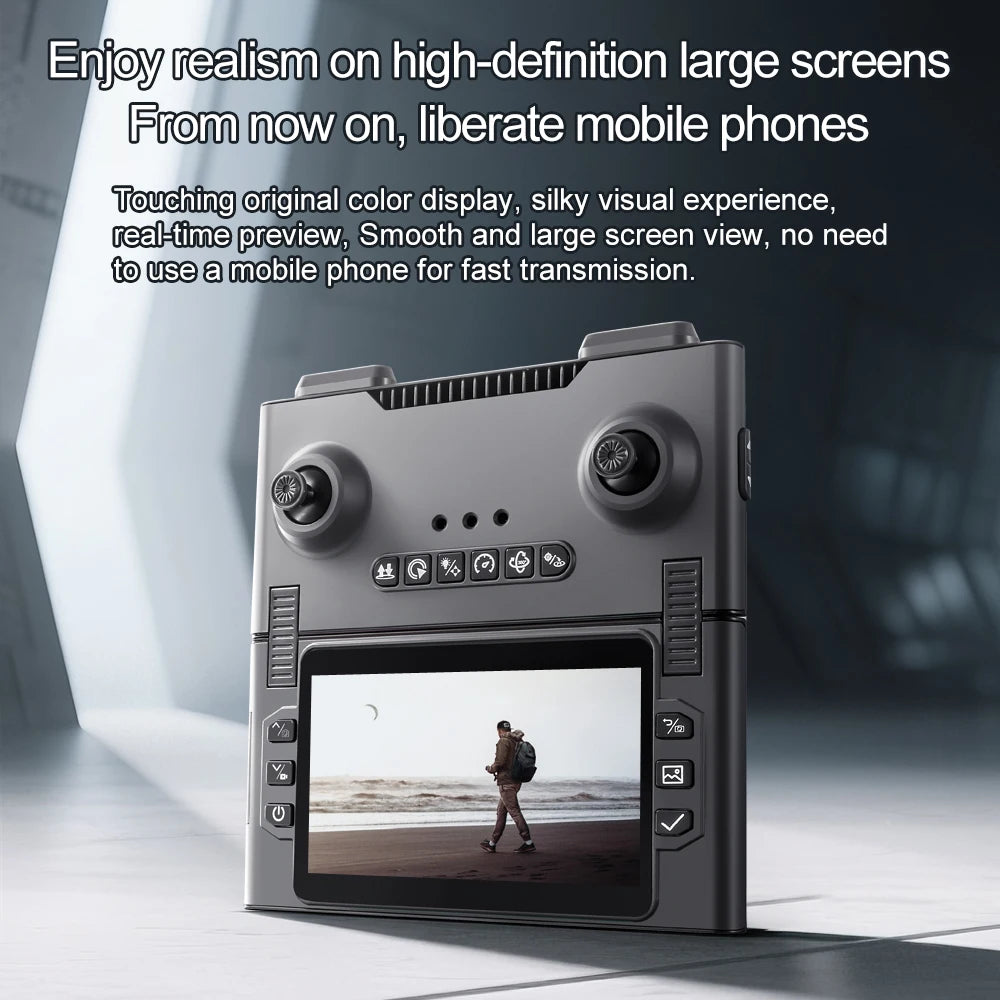 New M66 Drone 8K Folding Remote Control With Camera And Screen 5G FPV Camera Quadcopter Brushless Motor RC Quadcopter
