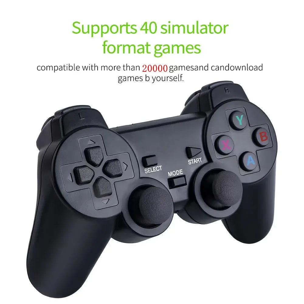 Video Game Console 2.4G Wireless Controller, 4K, 20000 Games, Retro Games for PS1/GBA Boy, Christmas Gift