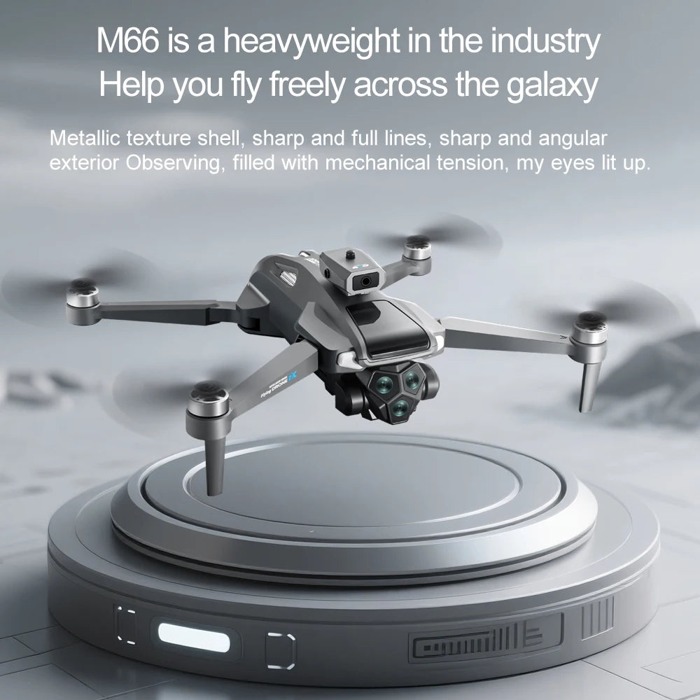New M66 Drone 8K Folding Remote Control With Camera And Screen 5G FPV Camera Quadcopter Brushless Motor RC Quadcopter