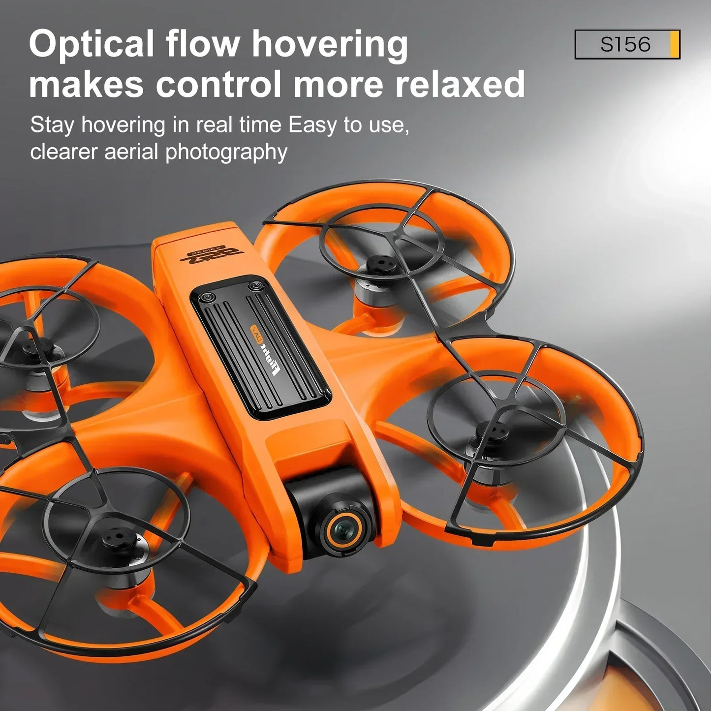 S156 Drone Upgraded Version Large Screen Remote Control Optical Flow Positioning ESC Dual Camera Four-side Obstacle Avoidance