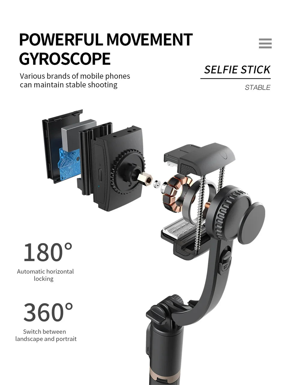 Handheld Gimbal Stabilisateur Estabilizador Selfie Stick Smartphone Action Kameralar Bluetooth Tripod For Live Broadcast TikTok