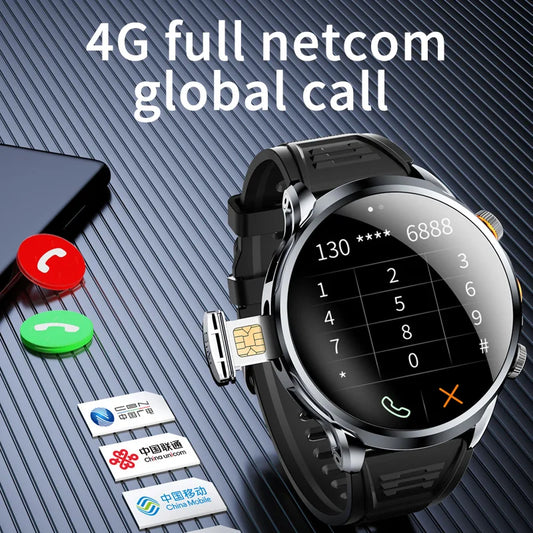 2025 NEW Smart Watch 4G Android 1.95 inch IPS 360*360 Screen With 200W Camera GPS WIFI 32GB ROM Smartwatch With 1100Mah Battery