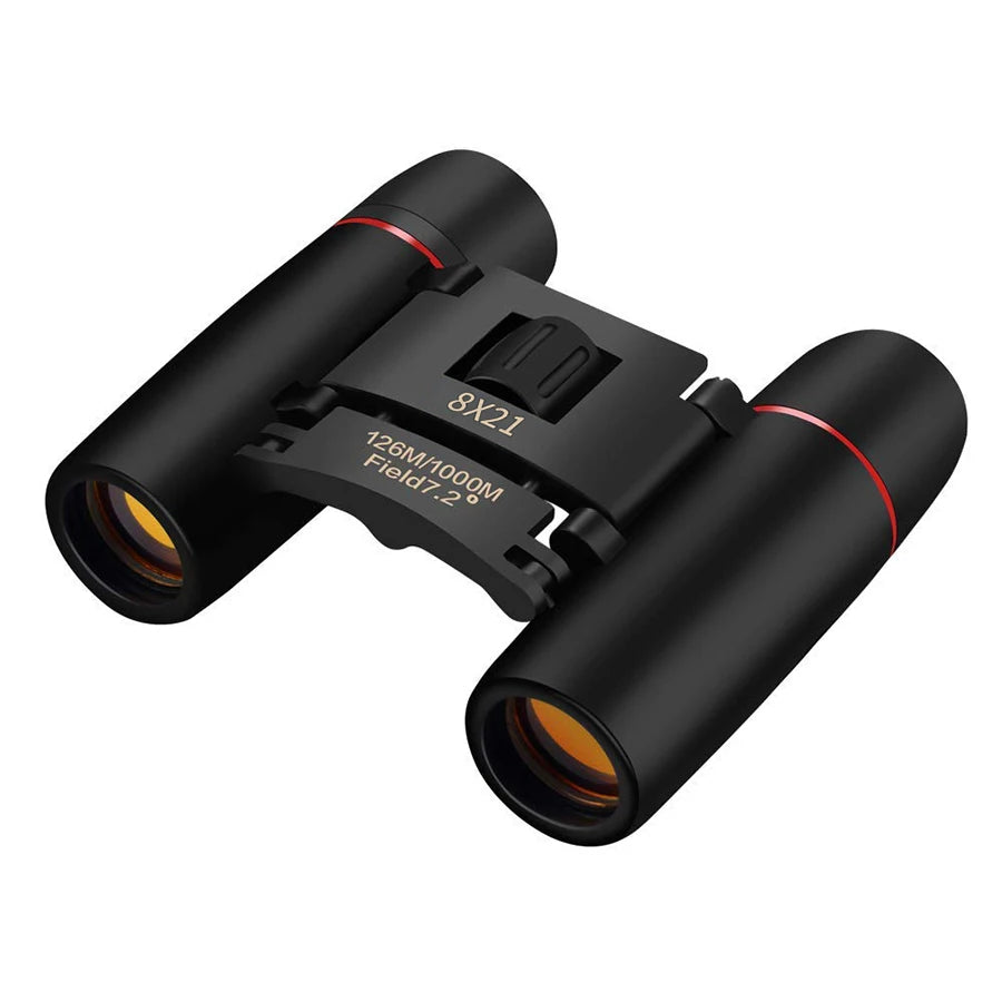 Binoculars 8x21 HD Imaging Portable Foldable Suitable for Travel Hiking Bird-watching Concerts