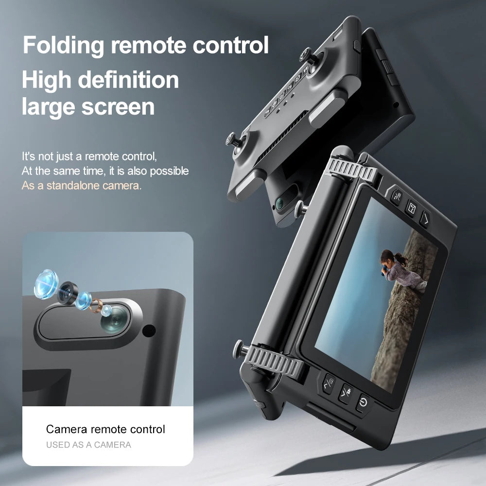 New M66 Drone 8K Folding Remote Control With Camera And Screen 5G FPV Camera Quadcopter Brushless Motor RC Quadcopter