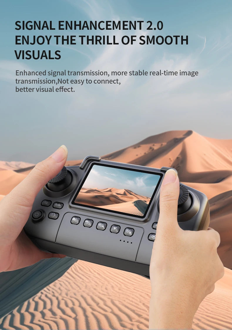 Drone 4k Professional Dron Remote Control Camera Model Airplane Multi-rotor Aircraft Quadcopter Drone UAV Wide-View