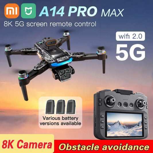 XIAOMI MIJIA A14 PRO MAX Drone Remote control with screen 5G WIFI Professional HD Aerial Photography Quadcopter Brushless drone