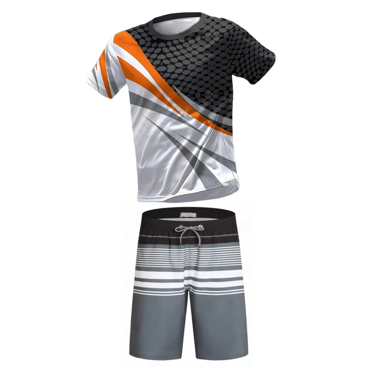 Football Jerseys for Men Soccer Jersey Tracksuit Short Sleeve Football Training Suit Summer T Shirt + Shorts Sports 2 Piece Set