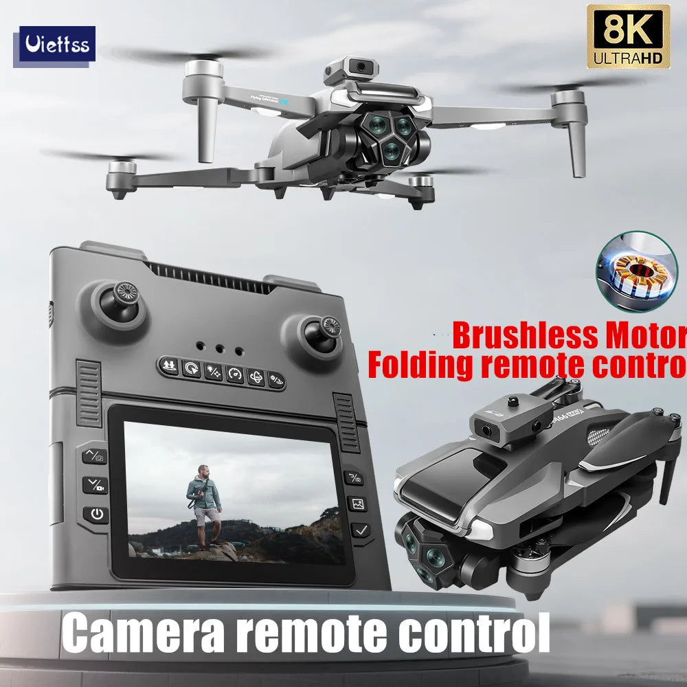 New M66 Drone 8K Folding Remote Control With Camera And Screen 5G FPV Camera Quadcopter Brushless Motor RC Quadcopter