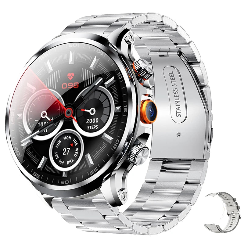 2025 NEW Smart Watch 4G Android 1.95 inch IPS 360*360 Screen With 200W Camera GPS WIFI 32GB ROM Smartwatch With 1100Mah Battery