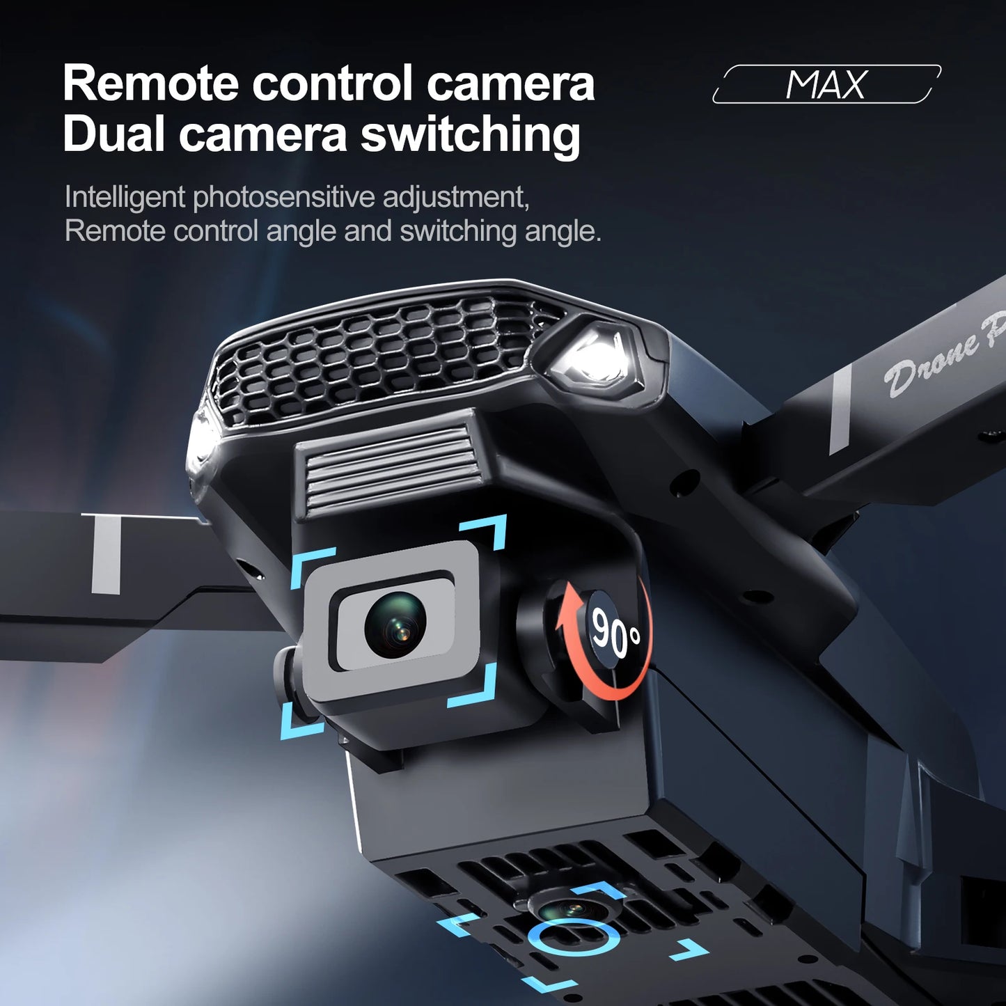 New E88 Drone Remote Control with Screen 4K Dual Camera Optical Flow Localization 2.4G RC Quadcopter One-button Take-off Drones