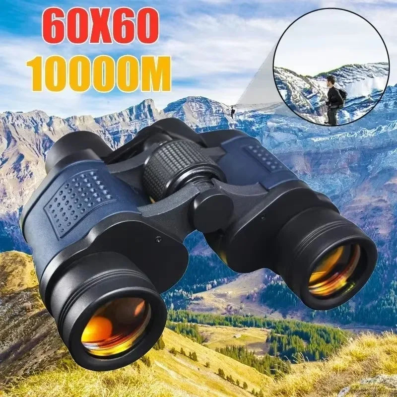 60x60 High-definition Night Vision Hunting Binoculars Outdoor Handheld Camping Binoculars Binoculars Reconnaissance Binoculars