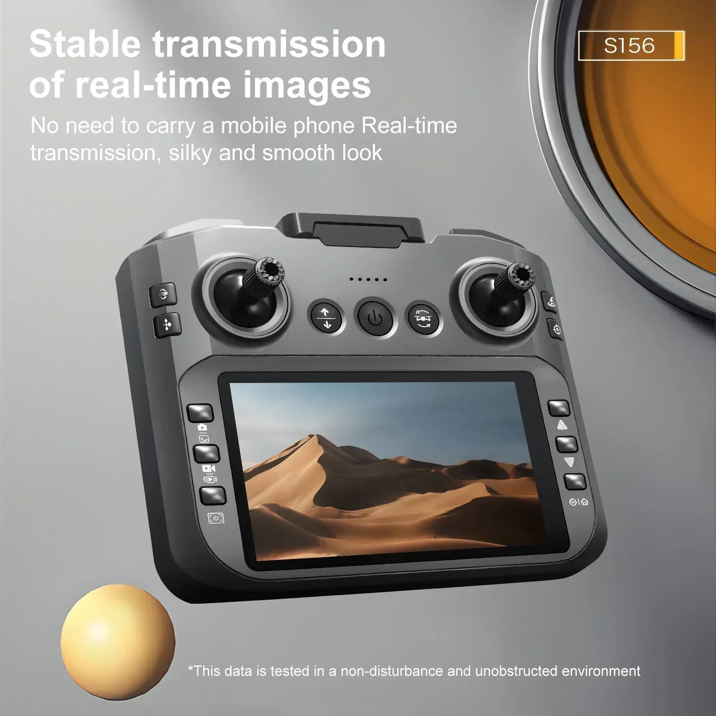 S156 Drone Upgraded Version Large Screen Remote Control Optical Flow Positioning ESC Dual Camera Four-side Obstacle Avoidance