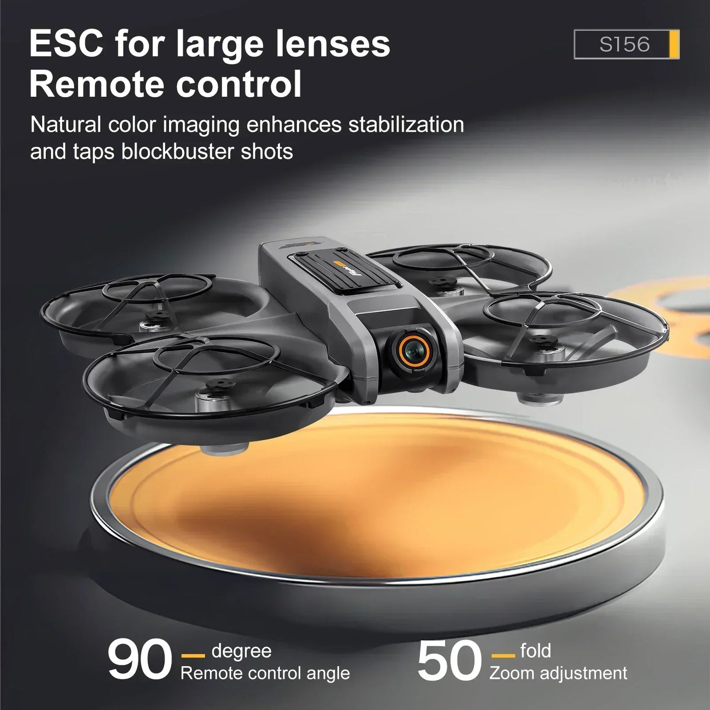 S156 Drone Upgraded Version Large Screen Remote Control Optical Flow Positioning ESC Dual Camera Four-side Obstacle Avoidance