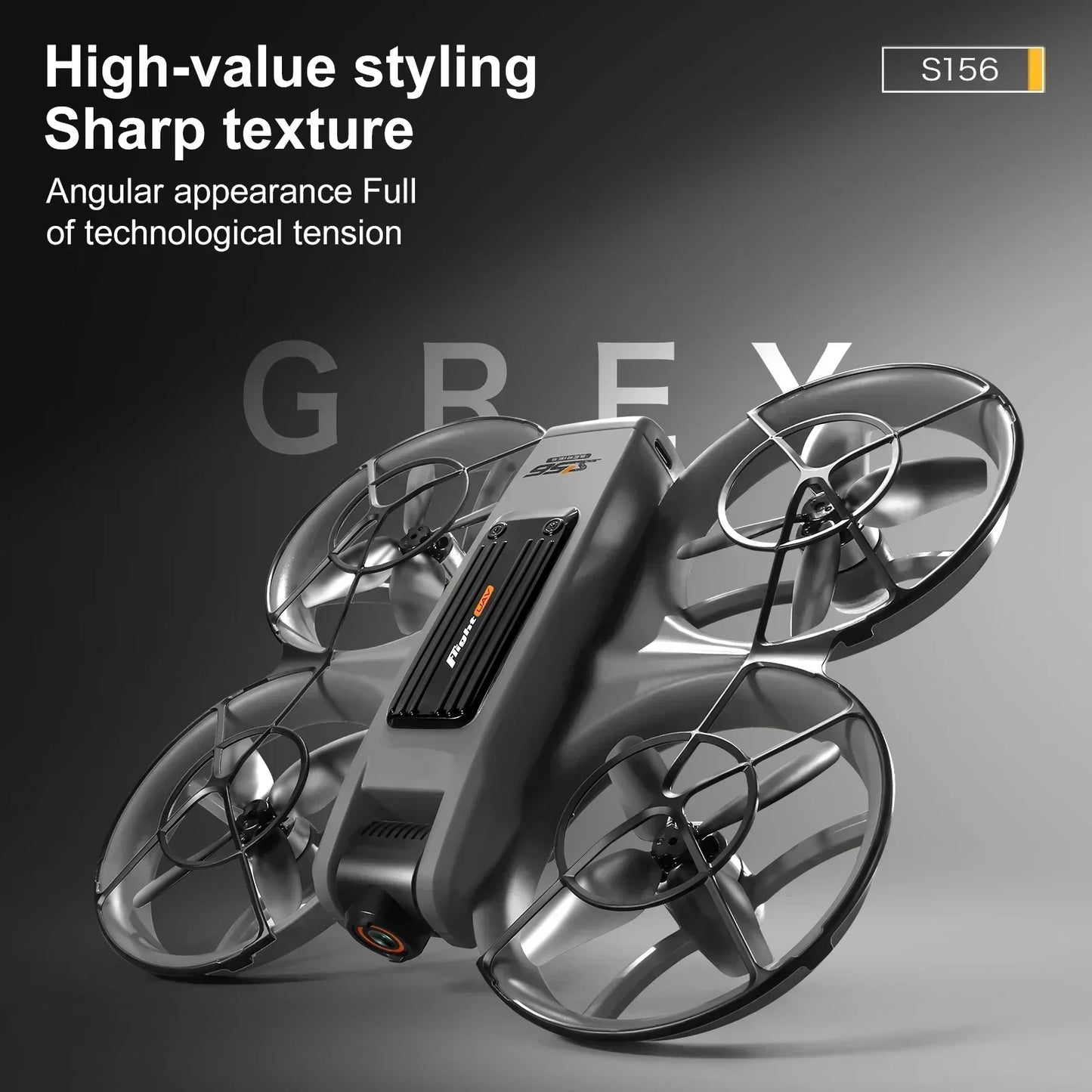 S156 Drone Upgraded Version Large Screen Remote Control Optical Flow Positioning ESC Dual Camera Four-side Obstacle Avoidance