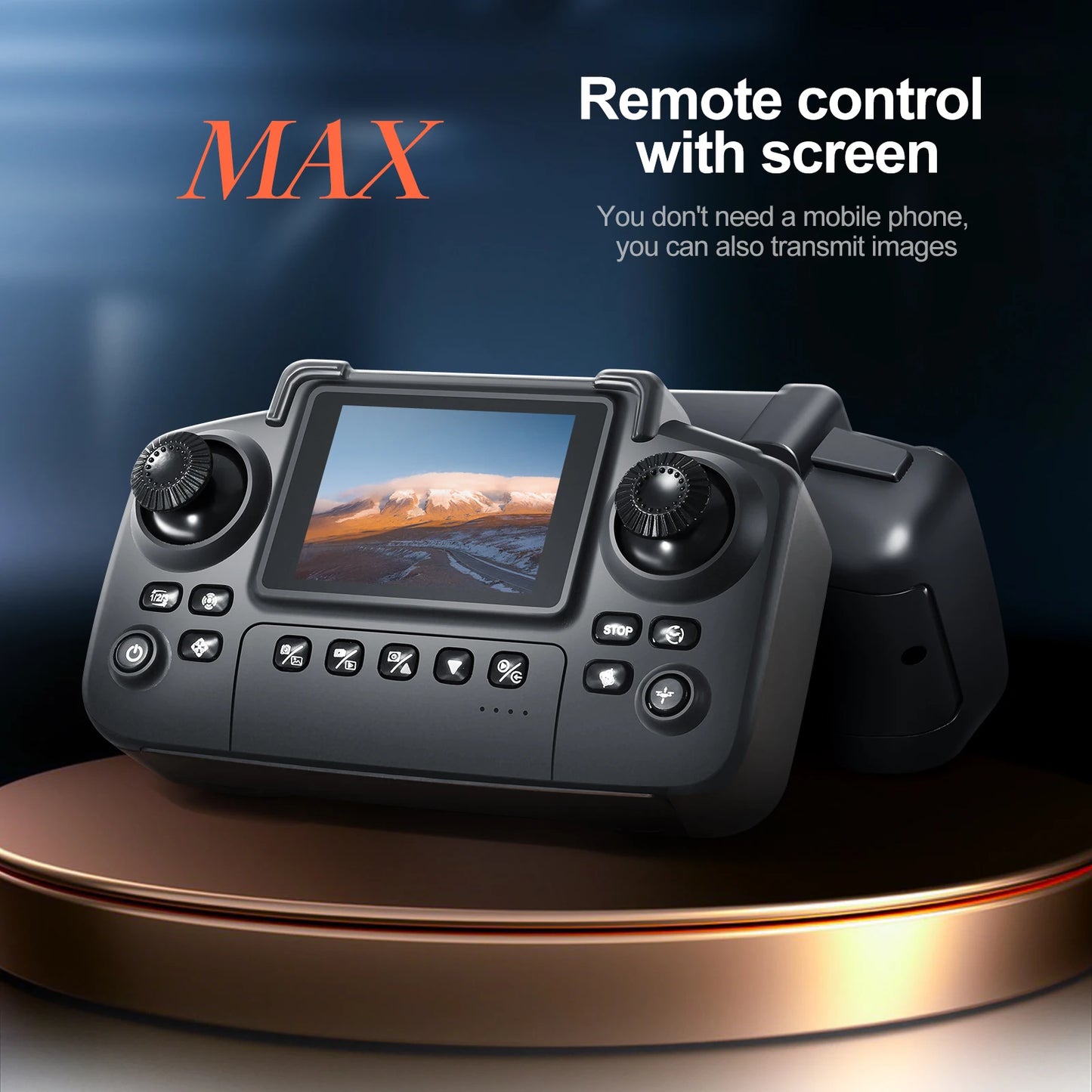 New E88 Drone Remote Control with Screen 4K Dual Camera Optical Flow Localization 2.4G RC Quadcopter One-button Take-off Drones