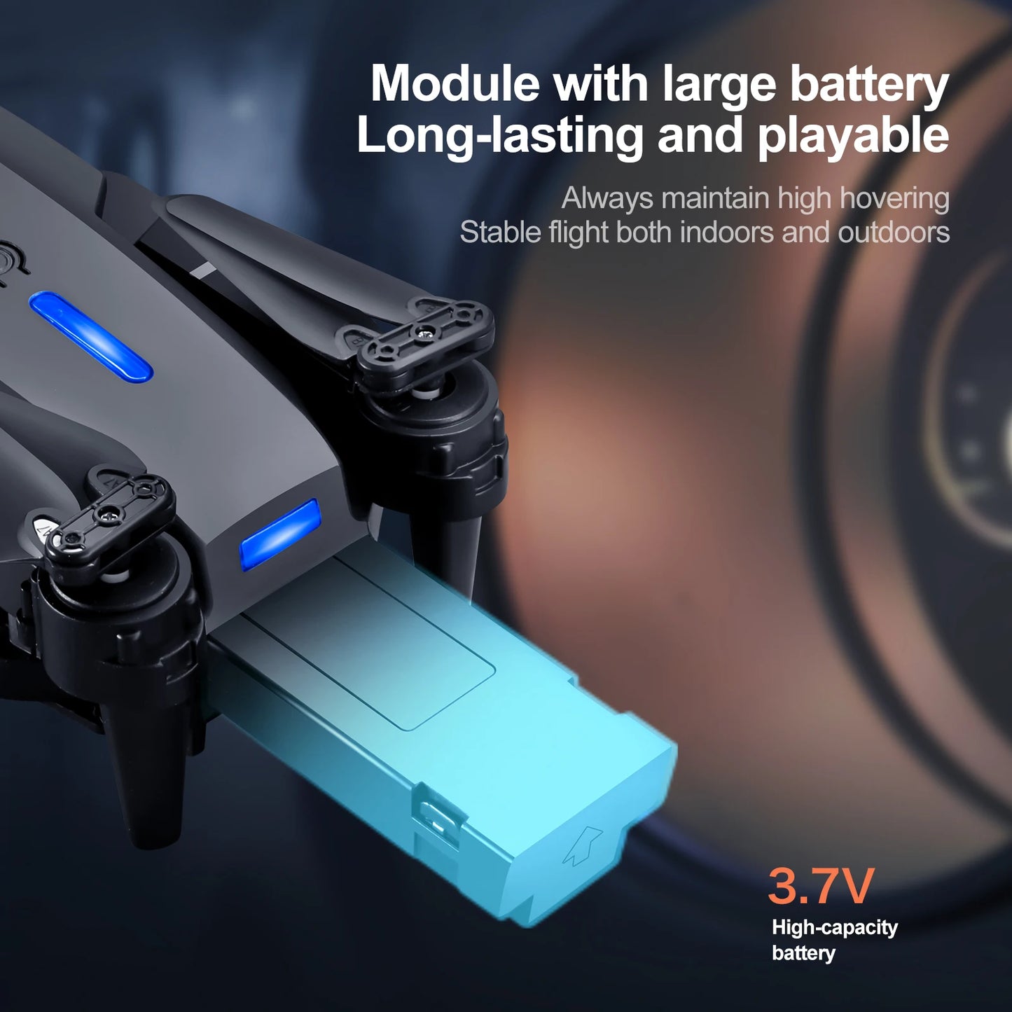 New E88 Drone Remote Control with Screen 4K Dual Camera Optical Flow Localization 2.4G RC Quadcopter One-button Take-off Drones