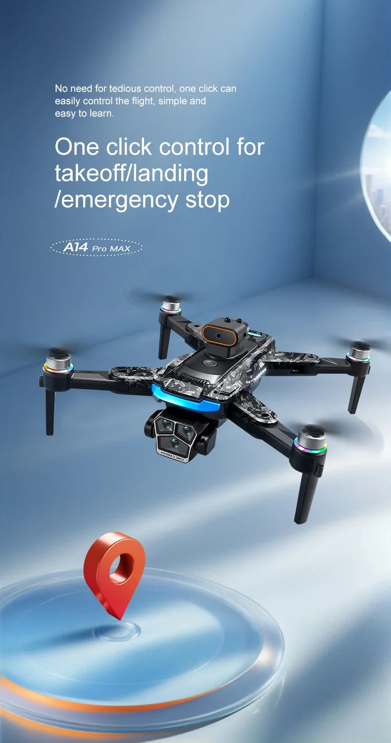 XIAOMI MIJIA A14 PRO MAX Drone Remote control with screen 5G WIFI Professional HD Aerial Photography Quadcopter Brushless drone
