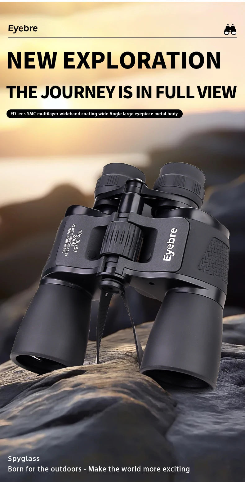 Eyebre 28Variable Magnification 10-30x50 Telescope High-Definition And High Magnification Binoculars Outdoors Searching For Bees