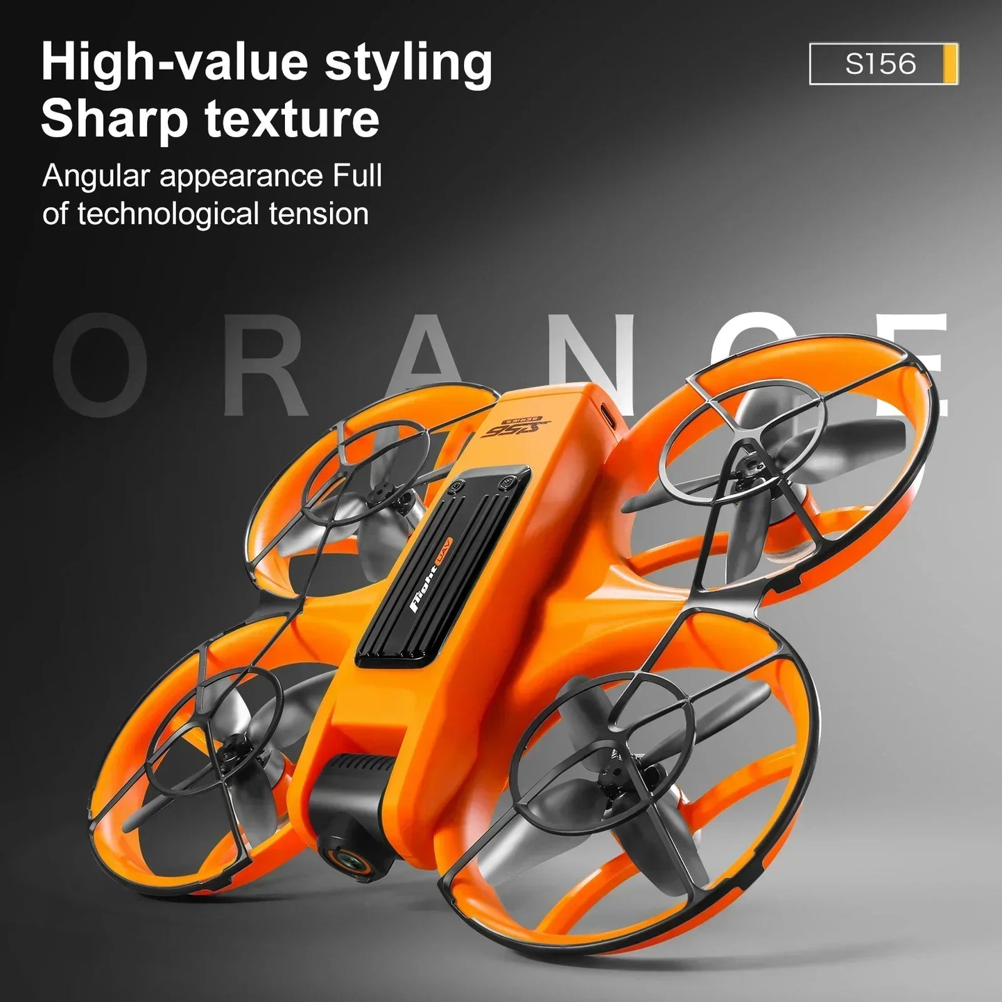 S156 Drone Upgraded Version Large Screen Remote Control Optical Flow Positioning ESC Dual Camera Four-side Obstacle Avoidance