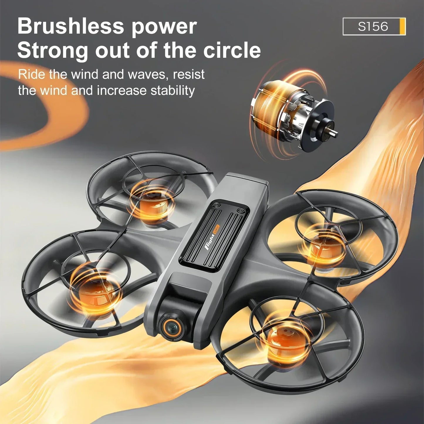 S156 Drone Upgraded Version Large Screen Remote Control Optical Flow Positioning ESC Dual Camera Four-side Obstacle Avoidance