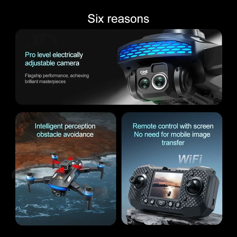 Xiaomi Mijia M6 Drone Remote control with screen 8K Professional HD Camera 5G WIFI Quadcopter Brushless Motor aerial photography