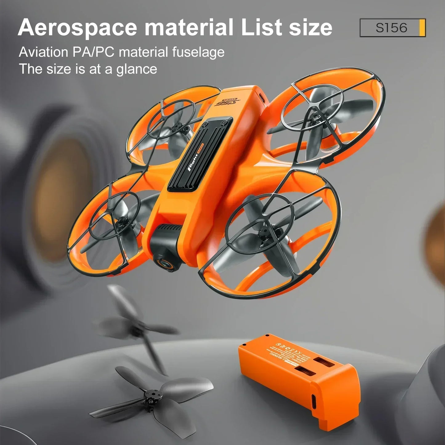 S156 Drone Upgraded Version Large Screen Remote Control Optical Flow Positioning ESC Dual Camera Four-side Obstacle Avoidance