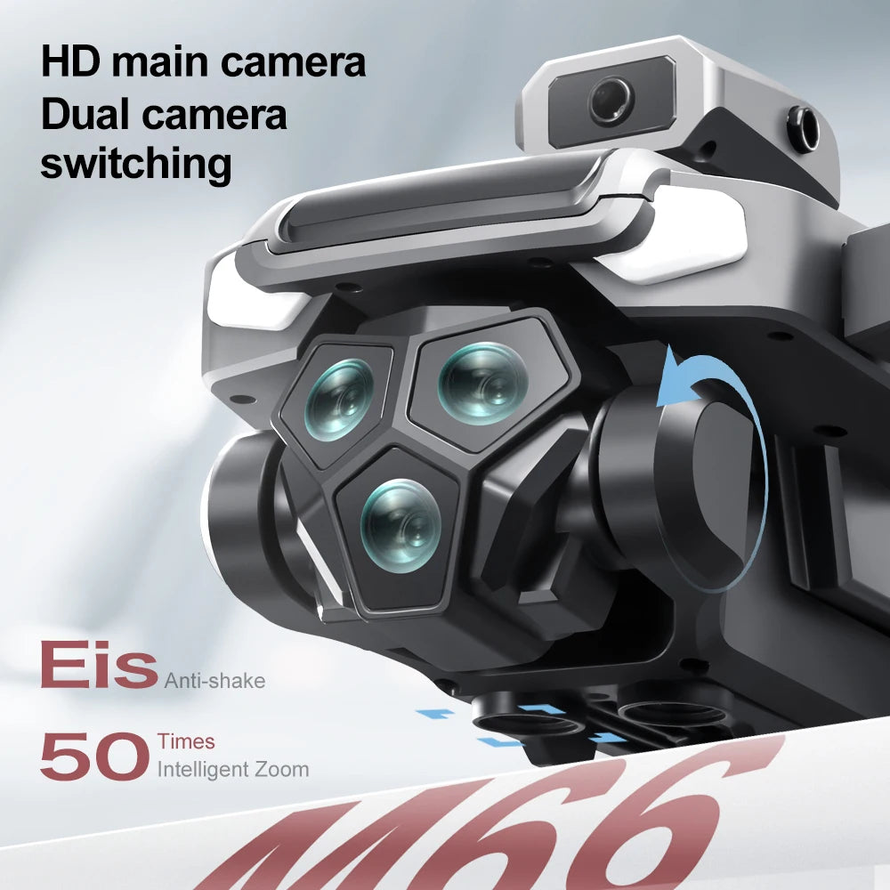 New M66 Drone 8K Folding Remote Control With Camera And Screen 5G FPV Camera Quadcopter Brushless Motor RC Quadcopter