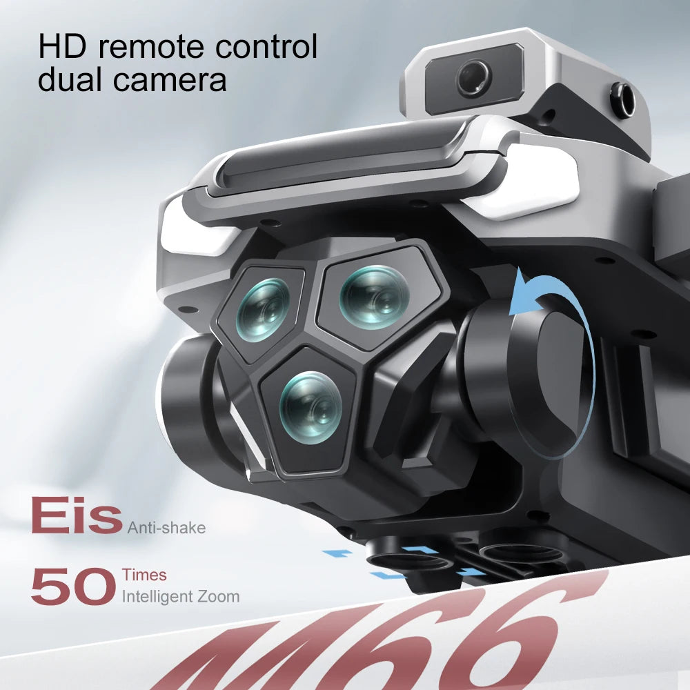 New M66 Drone 8K Folding Remote Control With Camera And Screen 5G FPV Camera Quadcopter Brushless Motor RC Quadcopter