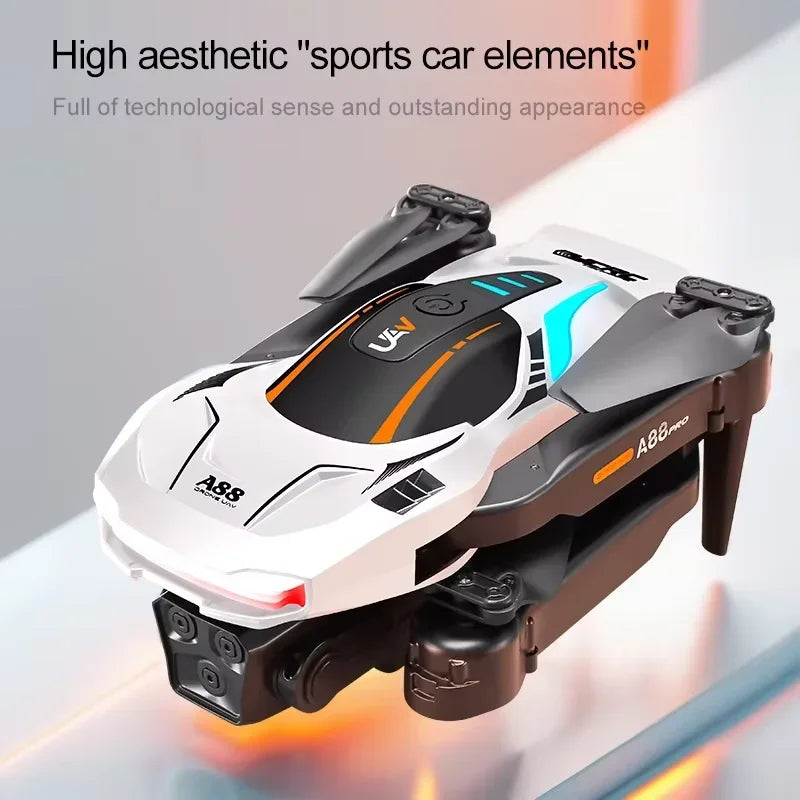 New A88 Remote Control 8K HD Drone Professional Dual Camera GPS Brushless Obstacle Avoidance Remote Control Plane Boy Gift Toys