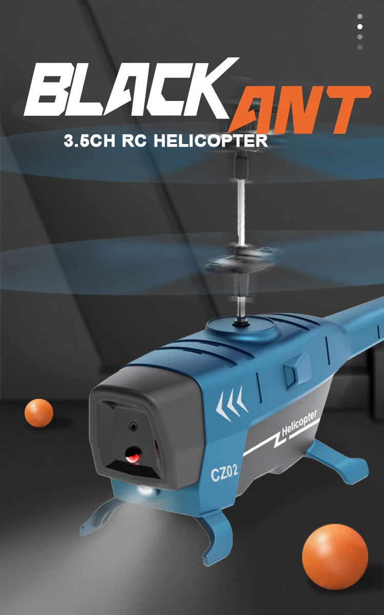 2.4G Rc Helicopters 3.5CH Remote Control Airplane with Lights Obstacle Avoidance  Drone Radio Controlled Plane Toys for Boy Gift